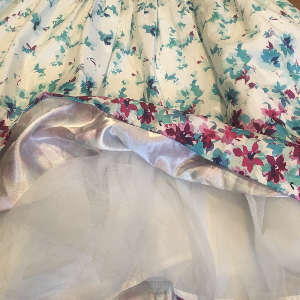 Summer dress with flowers - Picture 3 of 8